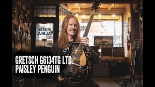 Video thumbnail for Gretsch G6134TG Ltd. Paisley Penguin #rufusguitarshop #gretsch #electricguitar by Rufus Guitar Shop