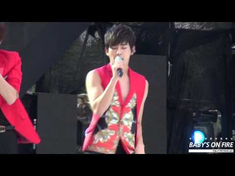 [Baby's on Fire] 120814 Infinite rehearsal Hoya