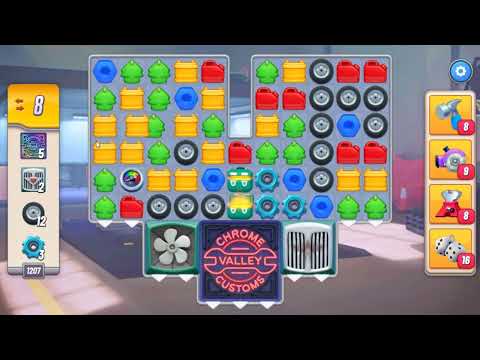 Chrome Valley Customs Level 1207 - NO BOOSTERS GAMEPLAY + FULL STORY 🚘🔧 | SKILLGAMING ✔️