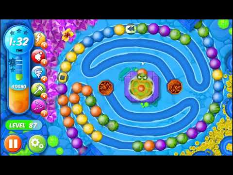 Marble Woka Woka Level 87 - NO BOOSTERS 🐢 | SKILLGAMING ✔️