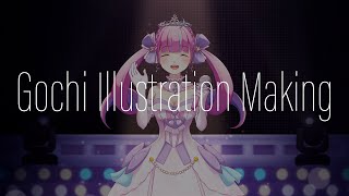 【イラストメイキング】#湊あくあ