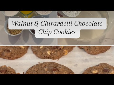 Walnut & Ghirardelli Chocolate Chip Cookies - Reynaldo’s Cocina