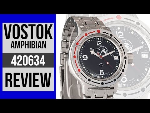 Vostok Amphibian 420634 Scuba Dude Black Dial Russian Military watch Review