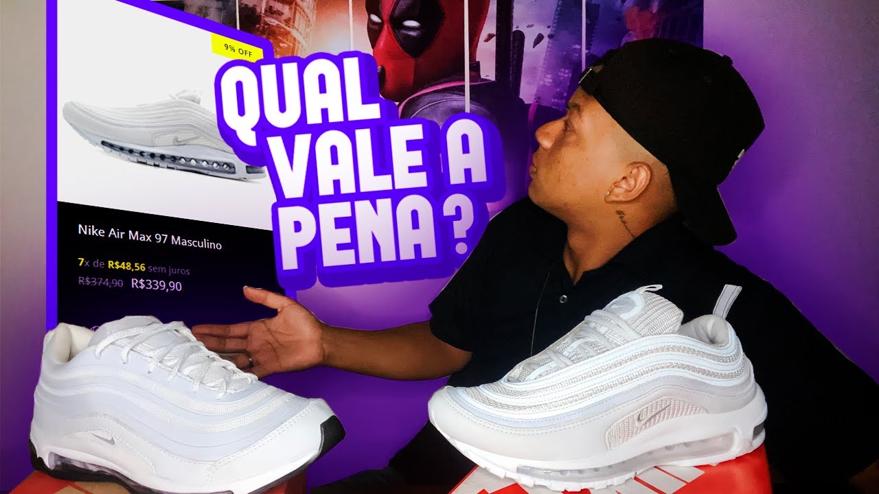 Diferença Entre Réplica De Tênis Importado E Nacional ! Air Max 97 !!