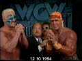 WCW Saturday Night Gene Okerlund Interviews Sting Hulk Hogan 1994 12 10