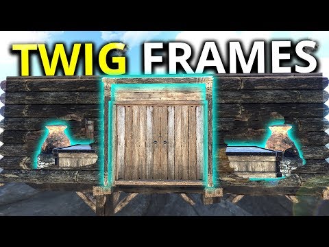 TWIG FRAMES On An UNLOCKED BASE Give EASY WIPE DAY LOOT! - Rust Survival Gameplay 1/4