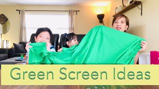 Fun &amp; Simple Green Screen Ideas