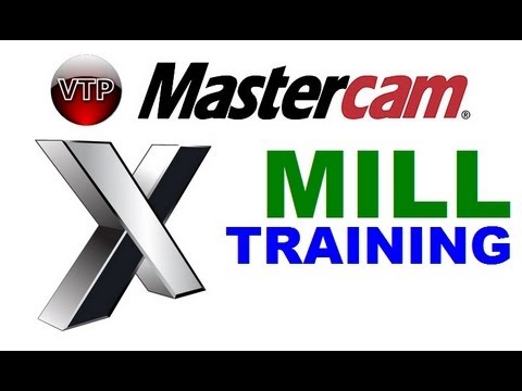 MASTERCAM X1-X7 MILL Tutorial in HD - 1.5 Hole Drilling - vtpros.net