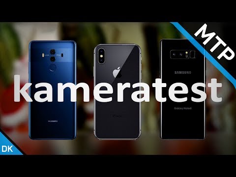 iPhone X Vs Huawei Mate 10 Pro Vs Samsung Galaxy Note 8 | Kamera Sammenligning