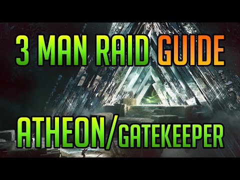 How to Beat the Gatekeeper & Atheon with 3 People (Vault of Glass Tutorial)