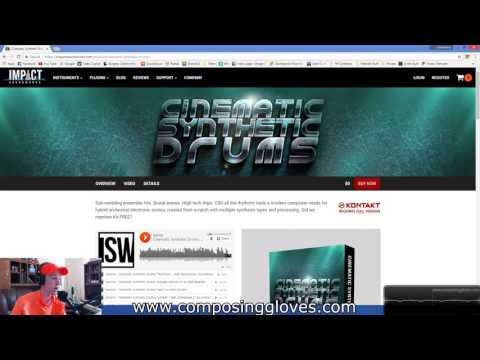 Free Kontakt Instrument - Cinematic Synthetic Drums by Impact Sound Works