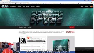 Video thumbnail for Free Kontakt Instrument - Cinematic Synthetic Drums by Impact Sound Works by Composing Gloves