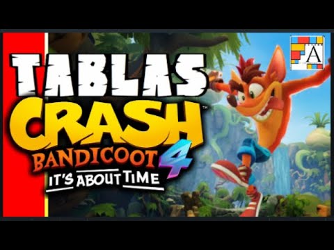 🦊TABLAS de MULTIPLICAR del 1 al 10 [CRASH BANDICOOT 4]💫
