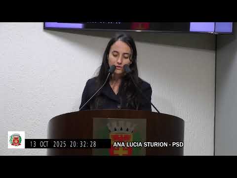 Sessão da Câmara Municipal Saltinho - 13/10/2025