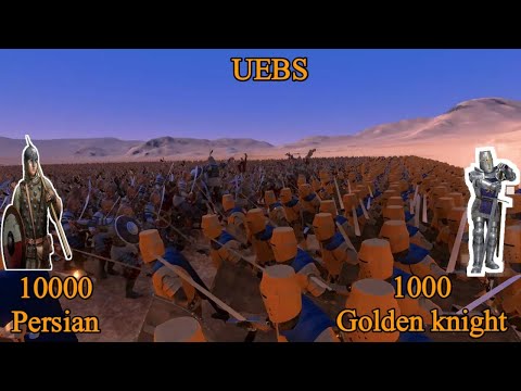 1000 Golden Knight vs 10000 Persian  | Ultimate Epic Battle Simulator |
