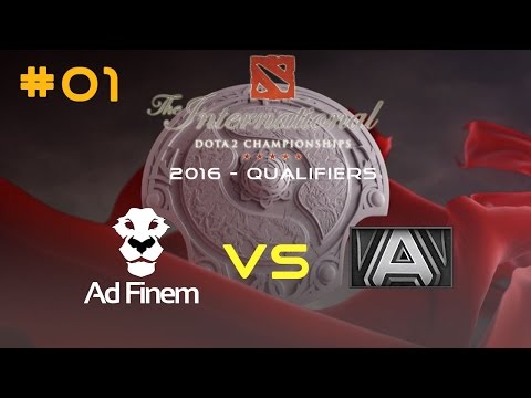 Alliance vs AD FINEM game 1 highlights - The International 2016 Qualifiers