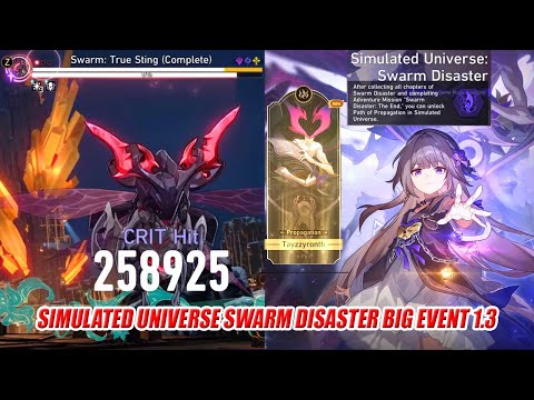HSR Simulated Universe Swarm Disaster Big Event 1.3 - New Enemies & Propagation Aeon Tayzzyronth