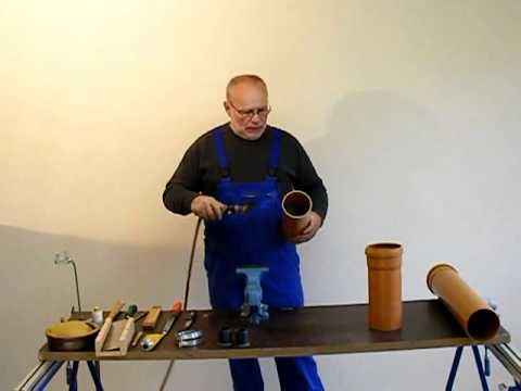 PVC Teil 2 Formteile aus Kunststoff herstellen Böge - Muffen - Abzweige