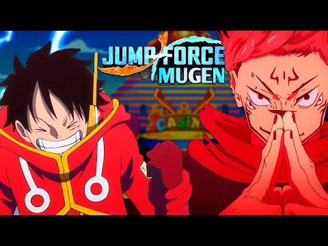 I played the CRAZIEST Anime Collab Game (1000+ Characters Jump Force Mugen)