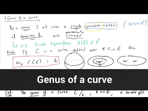 Genus of a curve --- CAG L21