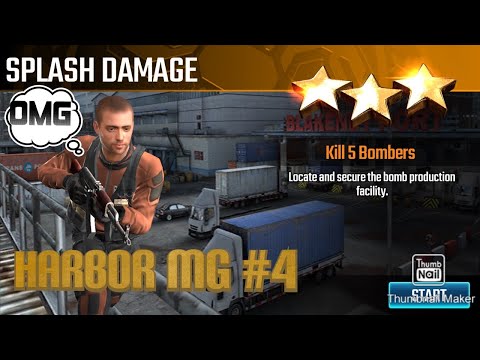 Splash Damage, Sniper Strike Special Ops mission #4- Harbor (machine gun/ zone 11)