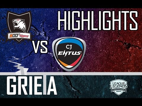 Koo vs CJ -HIGHLIGHTS- LCK Playoffs
