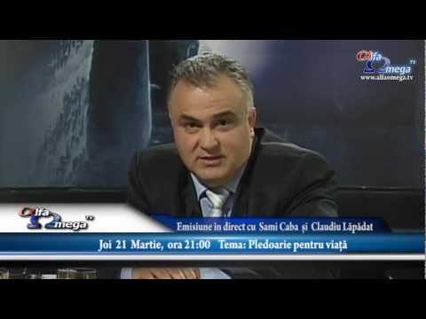 Emisiune in direct la AOTV despre avort si viata - cu Claudiu Lapadat si Samuel Caba - joi 21 martie