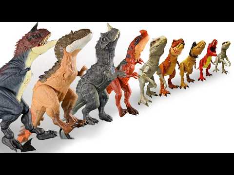 Huge Collection Jurassic World Survival Dinosaur Toys Unboxed  2026 Charge N Chomp Carnotaurus #67