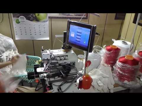 Automated station for overcasting of cuffs AAS-1578 video