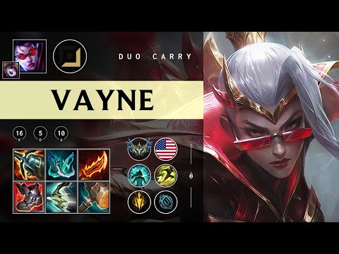 Vayne ADC vs Miss Fortune - NA Challenger Patch 25.22