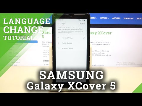 How to Change System Language in SAMSUNG Galaxy XCover 5 – Set Up Device Language