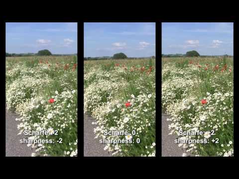 Canon XA10: Optimierung der Schärfe [sharpness]