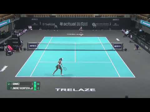Zeynep Sonmez (TUR) vs Victoria Jimenez Kasintseva [8] (AND) / 3-6 7-6 6-3 / W125 Angers / 1st Round