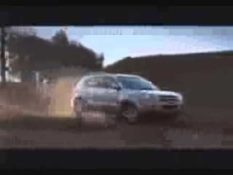 WRC Hyundai i20 flat out over MASSIVE jump - Rally Portugal 2014
