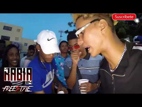 ( MALDITOS JORDAN ) La Rabia 24 vs J Black - En La Romana (BATALLA DE FREESTYLE