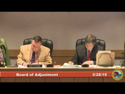 Board of Adjustment 5.28.2019