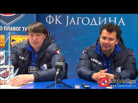 Super liga 2015/16: 20.Kolo: Izjave trenera nakon meča Jagodina - Spartak