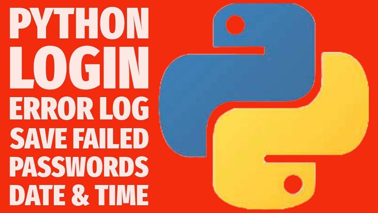 Python Login Project | Error Log for Short Passwords with Date & Time
