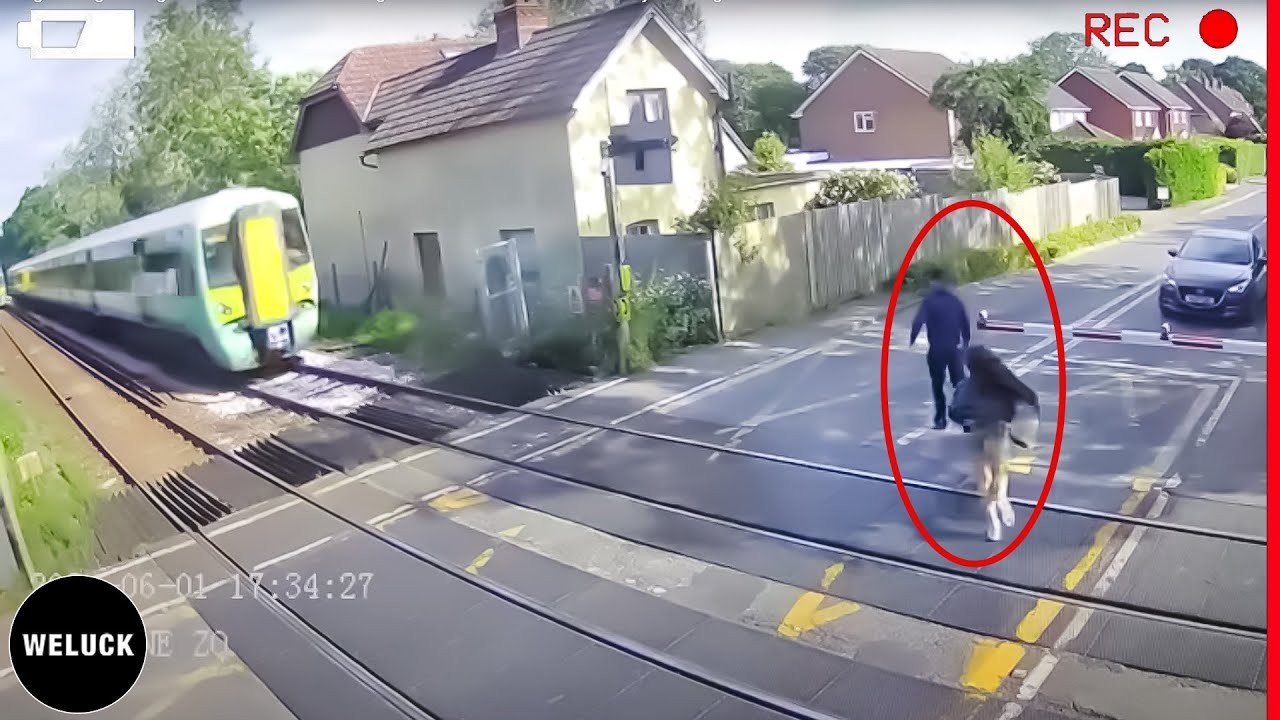200 Shocking Train Moments Of Luckiest People Caught On Camera