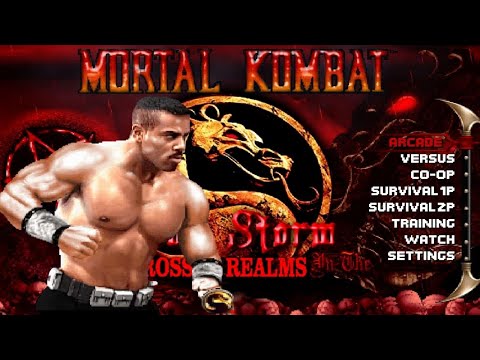 Mortal Kombat Blood Storm Vs Krossed Realms (Jax)