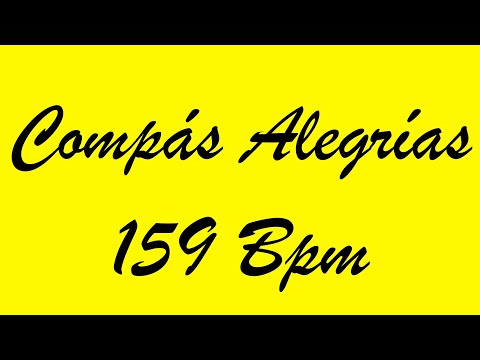Compás Alegrías 159 Bpm - Bases Flamencas
