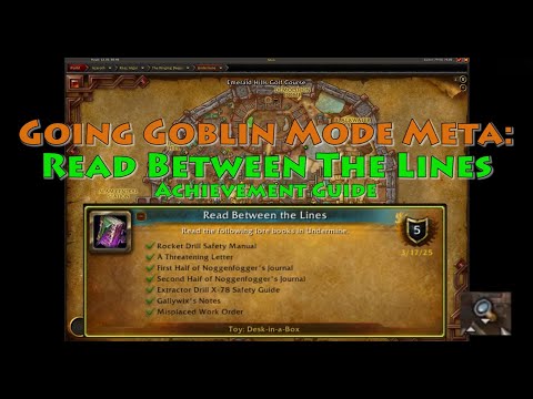 Going Goblin Mode Meta: Read Between The lines