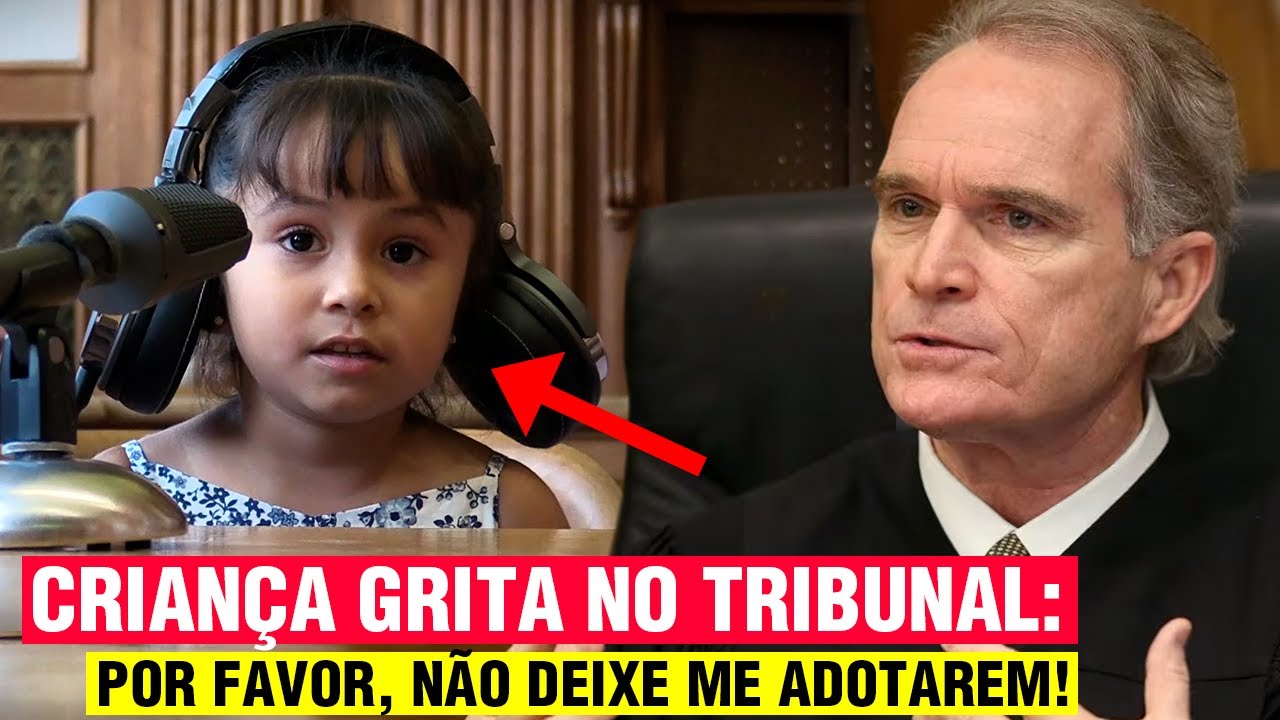 Criança grita no tribunal: "Por favor, não deixe eles me adotarem!". Quando Juiz descobre o motivo.