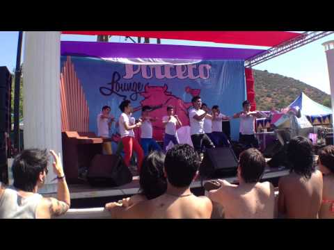 After School(애프터스쿨) Academy Boys Dance Cover - Diva(디바) + LMFAO + PSY @Mysteryland Chile 2012