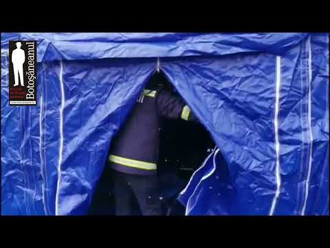 Tabără cu 201 locuri pentru refugiați amplasată pe stadionul din Dorohoi