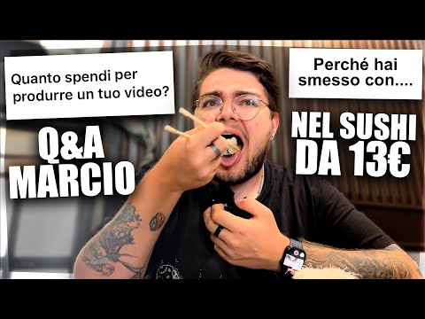 RISPONDO ALLE VOSTRE DOMANDE in un SUSHI MARCIO da 13 EURO