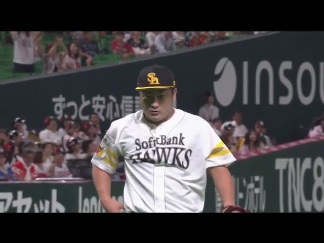【8回表】今日で62試合目の登板!! ホークス・森がチームを支える好リリーフ!! 2017/9/28 H-L