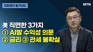 [이항영의 월가이드] 美 직면한 3가지 ① AI발 수익성 의문 ② 금리 ③ 관세 불확실 / 머니투데이방송 (…