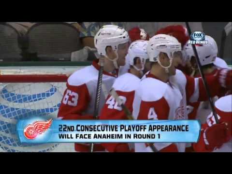 Detroit Red Wings 22nd straight seasons in the Playoffs