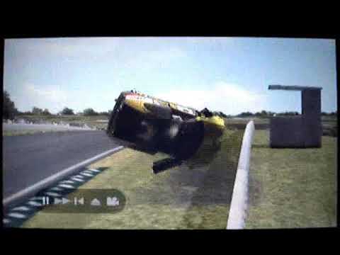 DTM Race Driver 2 (PSP) crash compilation 3 (2009)